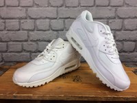 NIKE AIR MAX 90 WHITE LEATHER CROSSTOWN TRAINERS UK 5.5,6,7,8,9,10,11,12 RRP £95