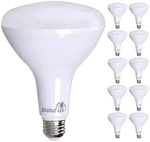 Bioluz LED BR40 LED Flood Light Bulbs 90 CRI Dimmable Indoor/Outdoor 120W Rep... - Picture 1 of 6