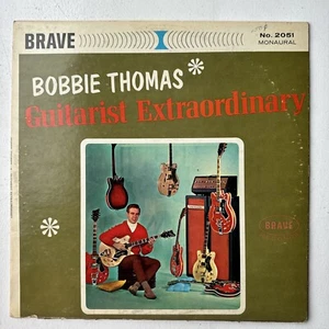 BOBBIE THOMAS Guitarist Extraordinary National Guitar Brave RARE SIGNED LP-2051 - Picture 1 of 12