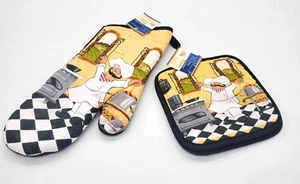 NUEVO, Toalla de cocina colección hogar, 2 porta ollas y guante horno - Imagen 1 de 4