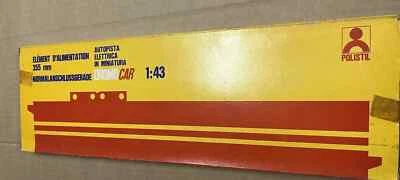 POLISTIL Pista Elettrica Presa Corrente Auto Dromo Car Autopista Miniatura 1:43 - Immagine 1 di 2