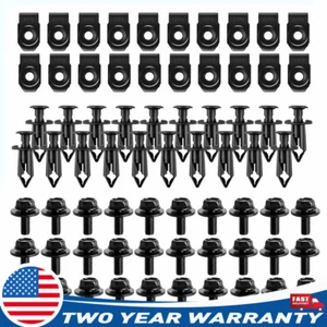 Fit Nissan Body Bolts & U-nut M6 Clips- Engine Splash Under Cover Shield Guard - Picture 1 of 12