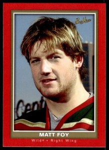 2005-06 Upper Deck Beehive Red Matt Foy Rookie Minnesota Wild #138 R41