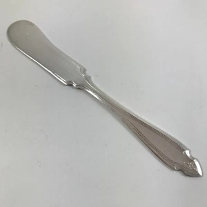 Antique ONEIDA HEIRLOOM "CARDINAL" Silverplate FLAT BUTTER SPREADER 1920 - Picture 1 of 3