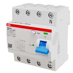 Fi Switch Type B F204B-63/0.03 4P B63A 30mA 3kA 4HP ABB 2CSF204568R1630 - Picture 1 of 3