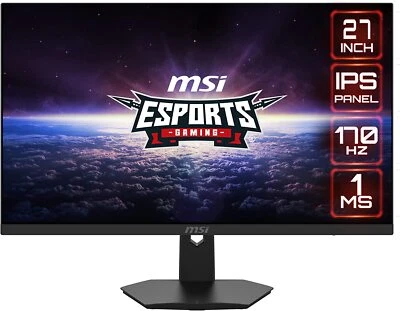 MSI Optix G274 27" Full HD 1920 x 1080 170 Hz 1 ms MPRT HDMI, DisplayPort, NEW - Image 1 of 4
