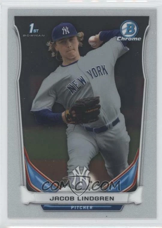 (20) 2014 14 Bowman Chrome Draft Jacob Lindgren Rookie Card Lot Yankees - Image 1 of 1