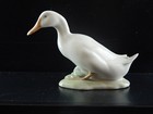 ART NOUVEAU ORIGINALE STATUINA PORCELLANA ROYAL COPENHAGEN OCA WHITE GOOSE  