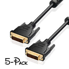 New 6FT 10FT 15FT 25FT Ultra-HD 1080P Gold Plated DVI-D 24+1 Cable Cord-1/3/5PCS