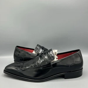 Jeffery West Muse F011 Sopran Black Crocodile Leather Oxford Shoes UK 9 EU 43 - Bild 1 von 11