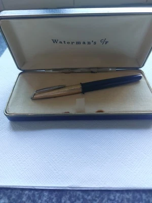 Antique Waterman's Fountain Pen. In Original Case With Original Old Cartridges. - Image 1 of 4