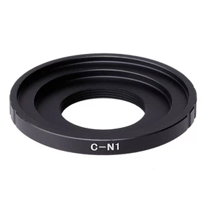 For Nikon V1 V2 V3 J1 J2 J3 J4 J5 C-N1 Adapter Ring Black C mount Lens - Picture 1 of 4