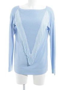 ARLETTE KABALLO Suéter Mujeres Sudadera Talla EU 42 azul celeste look Boho - Imagen 1 de 5