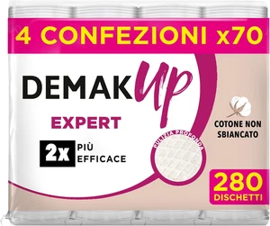 Expert Dischetti Struccanti in Cotone, Maxi Formato 4 Confezioni Da 70 Dischetti - Foto 1 di 12