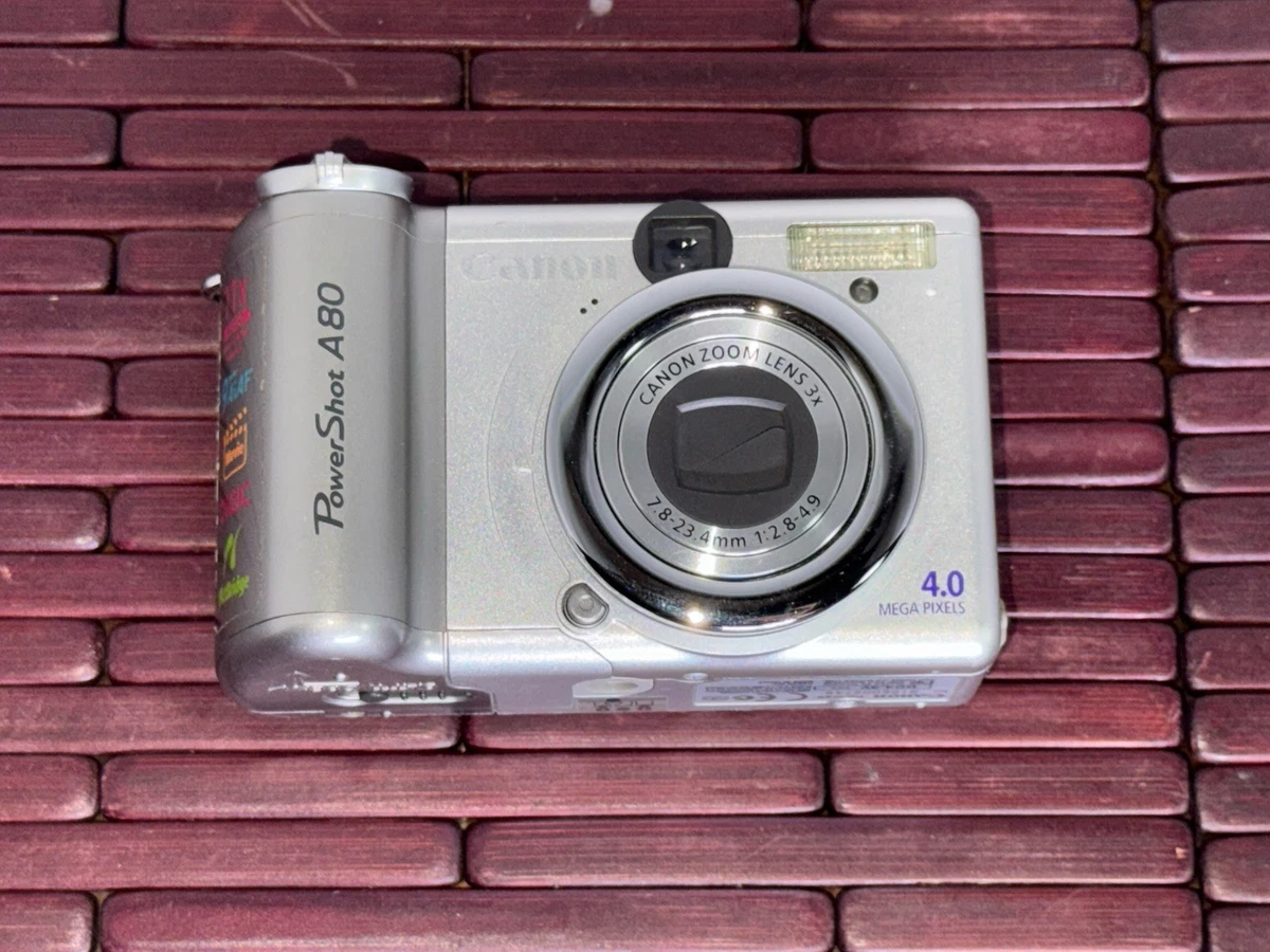 Canon PowerShot A80 Digital Cameras with Date/Time Stamp for Sale