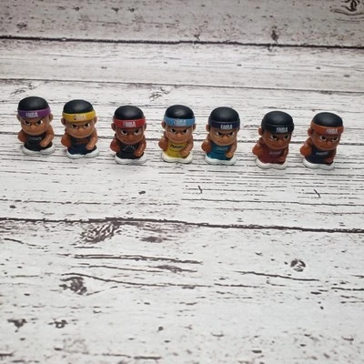 Lote (7) Figuras NBA TeenyMates PVC 1" - Cavs Kings Raptors Nuggets Heat Suns Char Foto 1 de 4
