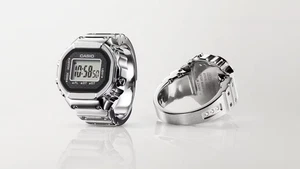Casio 50th Anniversary Ring Watch CRW-001-1JR - Edición limitada aniversario NUEVO - Imagen 1 de 6