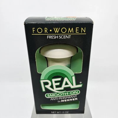 Desodorante antitranspirante suave real de Mennen, aroma fresco, vintage sin usar Foto 1 de 4