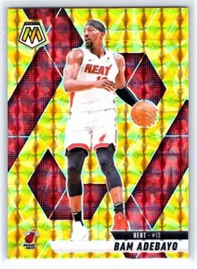 2024-25 Panini Mosaic #6 Bam Adebayo Reactive Yellow Mosaic Miami Heat - Picture 1 of 2