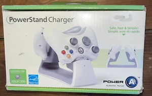 PowerStand Xbox Series Dual Charging Stand Gray White” A “For 360 New Open Box - Picture 1 of 4
