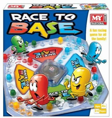 Race to Base MY Board Game Frustration 4 PLAYER Traditional Kids Game Strategic - Image 1 of 4