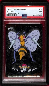PSA 7 2000 Pokemon Chrome Beedrill #15 - Picture 1 of 2