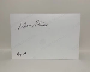 Foto Autografiada Auténtica Firmada Merv Shiner JSA/PSA Garantizada - Imagen 1 de 2