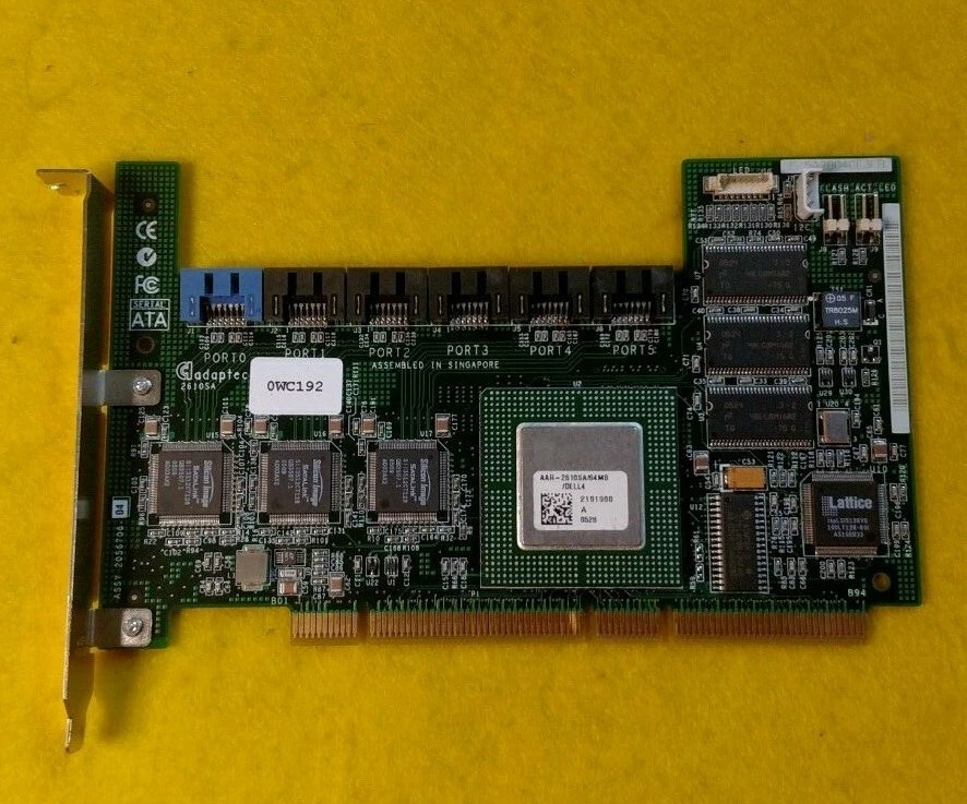 ADAPTEC 2610SA / 64MB 6-Port SATA Raid Controller (*) - Image 1 of 4