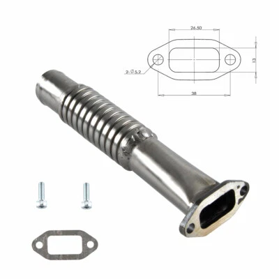 Original Metal Bellows / Exhaust Pipe / Smoke Pipe for DLE 35RA Engine Φ22×135mm - Image 1 of 4