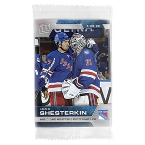2021-22 NHL Topps NOW® Sticker #507 🏒 Igor Shesterkin 🏒 New York Rangers - Bild 1 von 2