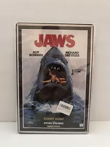 Jaws Tin Sign Metal Movie Poster 8x12 Inch perfect for man cave or garage New - Picture 1 of 3