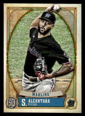 2021 Topps Gypsy Queen #168 Sandy Alcantara Card Miami Marlins - Image 1 of 2