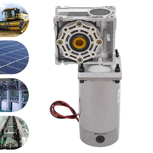 300w Dc 24v Worm Gear Reducer Gearbox Electric Nlrv Gear Motor Self-locking - Picture 1 of 24
