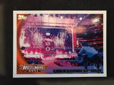 2010 TOPPS  WWE  - Undertaker 18-0- # 73 - Image 1 of 2