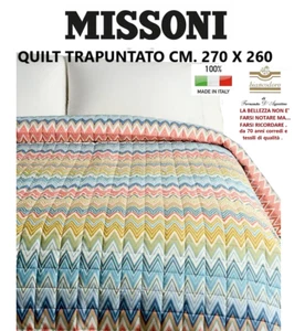 quilt copriletto missoni matrimoniale - Imagen 1 de 9