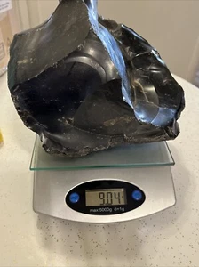 Obsidian HUGE Stone Rough Raw Chunk  ⭐ 9 lbs ⭐ - Picture 1 of 10