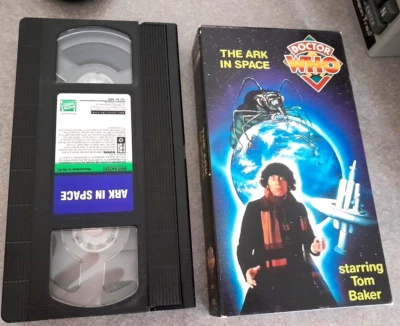 DR. WHO The Ark In Space Starring Tom baker VHS VCR Tape 1991 Playhouse Video - Image 1 of 2