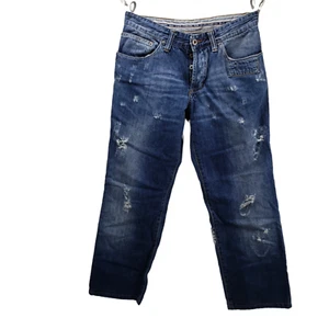 Dolce Gabbana Men's Jeans 31/45 Bootcut Pants Distressed Ripped Denim Cotton - Picture 1 of 11