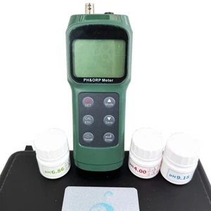PH Meter Tester with Temp Range -5.0~65.0℃ Temp Accuracy ±0.5℃ with pH Buffer - Picture 1 of 13
