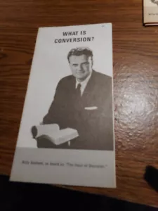 Vintage 1963 - Billy Graham - Hour of Decision - "What is Conversion" - NEU - Bild 1 von 1