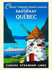 95116 Saguenay au Québec Canada décoration canadienne Pacifique affiche imprimée murale