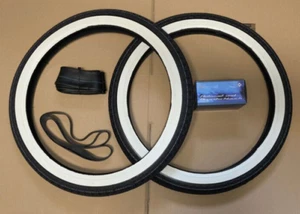 2x Weißwand Reifen Set + Schläuche 2 1/4 x 17 Zoll für Kreidler DKW Mofa Moped - Bild 1 von 2