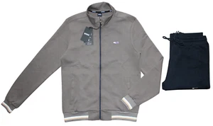 JUEGO CHÁNDAL HOMBRE HUGO BOSS EN GRIS Y AZUL OSCURO TOP E INFERIOR talla M - Imagen 1 de 8