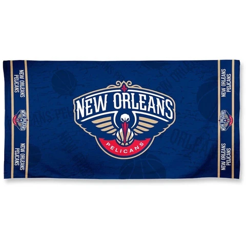 New Orleans Pelicans 30” x 60” Big Team Logo Beach Towel Cover