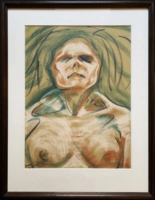 Frank McFadden (escocês b.1972) Excelente impressão abstrata feminina nua - Imagem 1 de 4