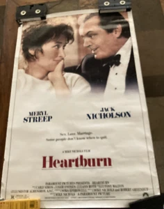 Póster de la película Rolled Heartburn 1986 27x41 Meryl Streep Jack Nicholson - Imagen 1 de 5