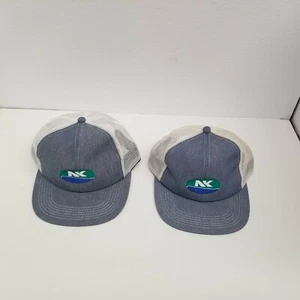 Vintage NK Northrup King Seed Adjustable Mesh Back Snapback Hat Lot of 2, NOS - Picture 1 of 6