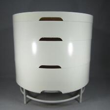 Ikea PS 2014 Side Table Off-White Stacking Storage Compartment Retro End Table