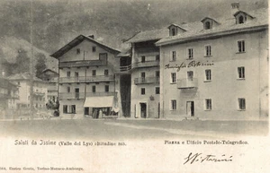 ISSIME, Aosta - Piazza e Ufficio Postale Telegrafico - CAI C.A.I. - VG - #004 - Picture 1 of 2