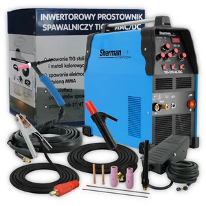 Sherman 201 AC/DC 200amp Welding Machine TIG Aluminum + Foot Control - Picture 1 of 9